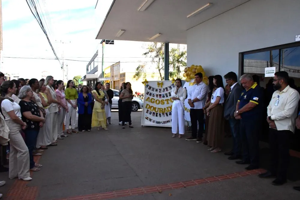 Hospital Dona Regina abre Campanha Agosto Dourado e reforça importância da amamentação no Tocantins